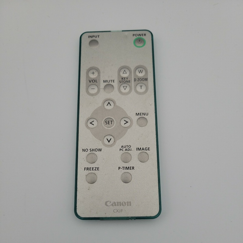 Canon CXJF Projector Remote Control Genuine OEM Replacement Silver